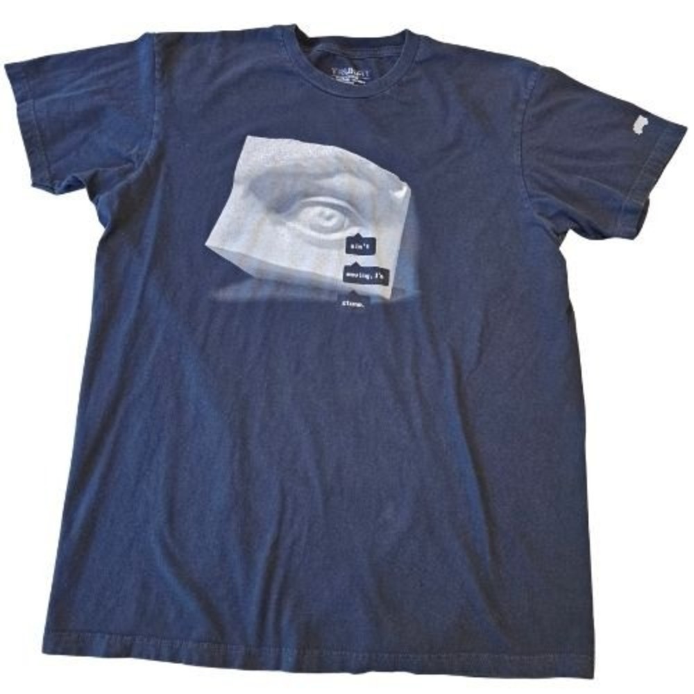 Trukfit Mens Ain't Moving I'm Stone Eye Graphic T-Shirt Black‎ L Short Sleeve